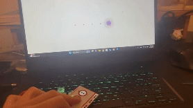 Testing the MkyMky on the JS sketch7